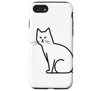 Gatto che disegna il gattino Custodia per iPhone SE (2020) / 7 / 8