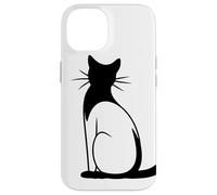 Gatto che disegna il gatto Custodia per iPhone 14