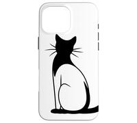 Gatto che disegna il gatto Custodia per iPhone 16 Pro Max