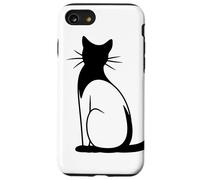Gatto che disegna il gatto Custodia per iPhone SE (2020) / 7 / 8