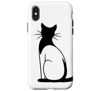 Gatto che disegna il gatto Custodia per iPhone X/XS