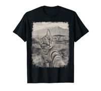 Gatto Che Prende Selfie Mount Kilimangiaro Tanzania Maglietta