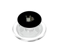 Gatto che ruba il latte da un bicchiere PopSockets PopGrip per MagSafe