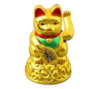Gatto cinese sventolante fortunato design unico Beckoning Maneki Neko Feng Shui