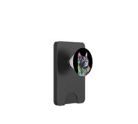 Gatto Colorato Con Serena Aura PopSockets PopWallet per MagSafe