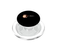 Gatto come il sole divertente sistema solare Astronomia Design PopSockets PopGrip per MagSafe
