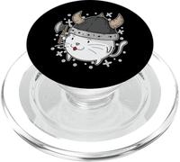 Gatto come vichingo con ascia PopSockets PopGrip per MagSafe