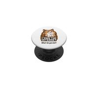 Gatto compiaciuto che possiedo il meme felino di Internet PopSockets PopGrip Adesivo