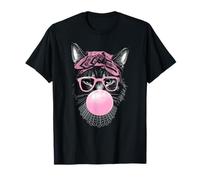 Gatto con occhiali bandana Ruth Bader Ginsburg Collare RBG Maglietta