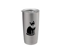 Gatto con Ruth Bader Ginsburg Collare RBG Bicchiere termico in acciaio inox doppia parete