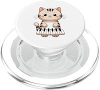 Gatto con tastiera musicale PopSockets PopGrip per MagSafe