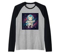 Gatto cosmico alla conquista della Galassia Maglia con Maniche Raglan