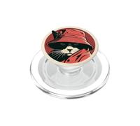Gatto crema che indossa un cappello alla pescatora per gli amanti dei gatti, proprietari PopSockets PopGrip per MagSafe