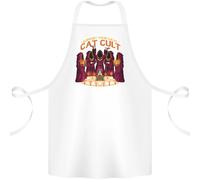 Gatto Cult il Male Felino Diavolo Worship Satanico Cotone Grembiule 100% Organic