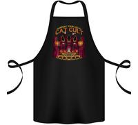 Gatto Cult il Male Felino Diavolo Worship Satanico Cotone Grembiule 100% Organic