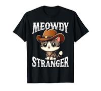 Gatto da cowboy Meowdy Stranger Maglietta