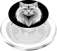 Gatto D'Angora Gatto Angora Bianco Gatti d'Angora Dolci PopSockets PopGrip per MagSafe