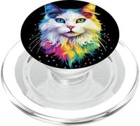 Gatto D'Angora Gatto Angora Bianco Gatti d'Angora Dolci PopSockets PopGrip per MagSafe