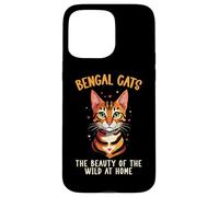 Gatto del Bengala Amante del gattino animale domestico gattino miao gatto leopardo Custodia per iPhone 15 Pro Max