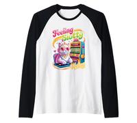 Gatto del Casinò di Sentire Slotty Oggi Che Gioca la Slot Machine della Regina Maglia con Maniche Raglan
