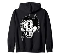 Gatto del Fumetto dell'occhio stell Felpa con Cappuccio