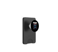 Gatto del Vermont USA che indossa occhiali da sole e fiori design PopSockets PopWallet per MagSafe