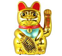 Gatto della fortuna Maneki neko 40 cm oro