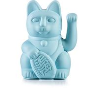 Gatto della fortuna / maneki neko, Plastica, Blu, ca. 15 x 10,5 cm