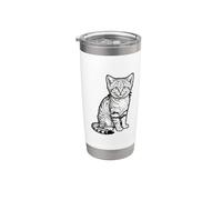 Gatto Delle Sabbie Bicchiere termico in acciaio inox doppia parete