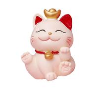 Gatto di Benvenuto, Mini Gatto Sventolante Cinese Maneki Neko Fortuna Gatto Fortunato Giapponese Gatto Fortunato Simpatico Gatto Arredamento Buona Fortuna Ricchezza Gatti(01)
