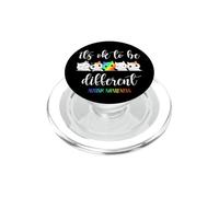 Gatto di consapevolezza dell"autismo Va bene essere diversi Divertente autistico PopSockets PopGrip per MagSafe
