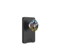 Gatto di Halloween Le zucche della notte stellata Van Gogh PopSockets PopWallet per MagSafe