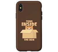 Gatto di parole: Pensa dentro la scatola Custodia per iPhone X/XS