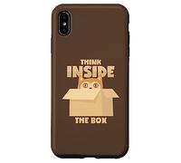 Gatto di parole: Pensa dentro la scatola Custodia per iPhone XS Max