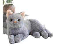 Gatto di peluche - 30 centimetri realistico peluche cuscini decorativi per gattini animali di peluche bambola di peluche - Per dormitorio auto divano soggiorno camera da camera dei bambini festa