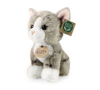 Gatto di peluche grigio 18 cm ECO-FRIENDLY