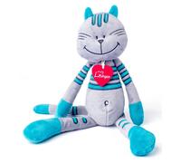 Gatto di peluche Lewis - morbida gattina con cuoricino in feltro