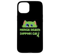 Gatto di supporto per la salute mentale | Consapevolezza delle questioni di salute mentale Custodia per iPhone 15 Plus