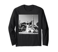 Gatto Divertente alla moschea di Santa Sofia Maglia a Manica