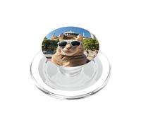 Gatto divertente alla moschea di Santa Sofia PopSockets PopGrip per MagSafe