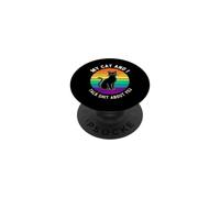 Gatto divertente che dice il mio gatto e parla di te PopSockets PopGrip Adesivo