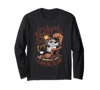 Gatto divertente È una bella giornata per lasciarmi in pace Maglia a Manica