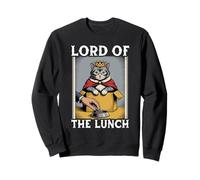 Gatto divertente in scatola Lord of the Lunch Cat Lover Cat Felpa