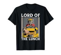Gatto divertente in scatola Lord of the Lunch Cat Lover Cat Maglietta