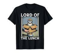 Gatto divertente in scatola Lord of the Lunch Cat Lover Cat Maglietta