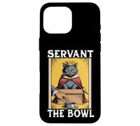 Gatto divertente in scatola Servant The Bowl Cat Lover Cat Custodia per iPhone 16 Pro Max