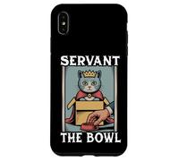 Gatto divertente in scatola Servant The Bowl Cat Lover Cat Custodia per iPhone XS Max