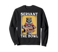 Gatto Divertente in Scatola Servant The Bowl Cat Lover Cat Felpa