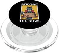 Gatto divertente in scatola Servant The Bowl Cat Lover Cat PopSockets PopGrip per MagSafe