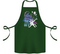 Gatto Divertente Purrty Come It's The 80s Cotone Grembiule 100% Biologico